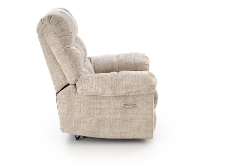 AMORE fotel wypoczynkowy z funkcją rozkładania beżowy