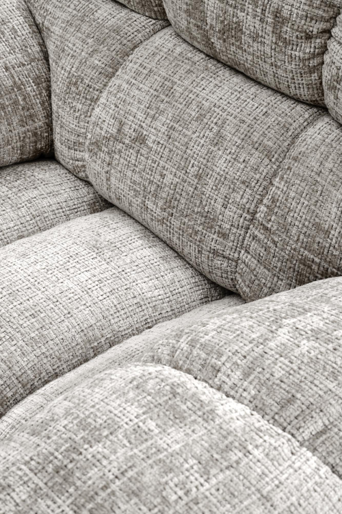 AMORE fotel wypoczynkowy z funkcją rozkładania popielaty