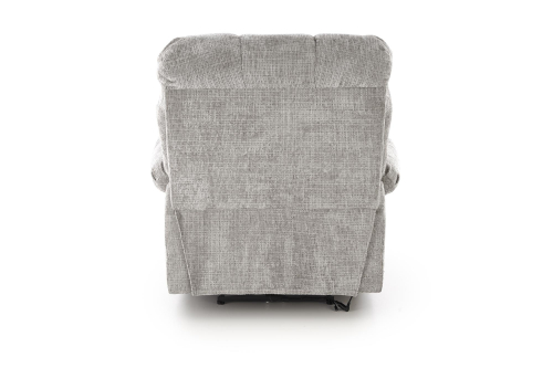 AMORE fotel wypoczynkowy z funkcją rozkładania popielaty