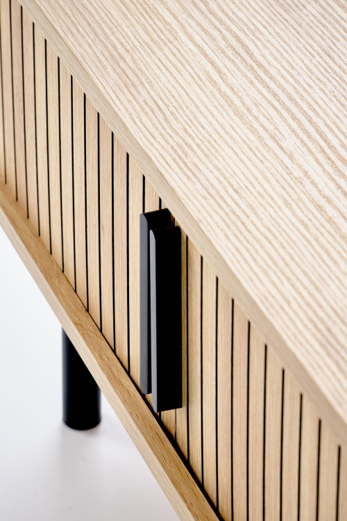 ANGELINA  ława, naturalny / czarny