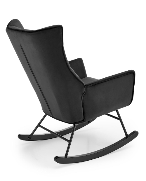 BAZALTO fotel bujany czarny