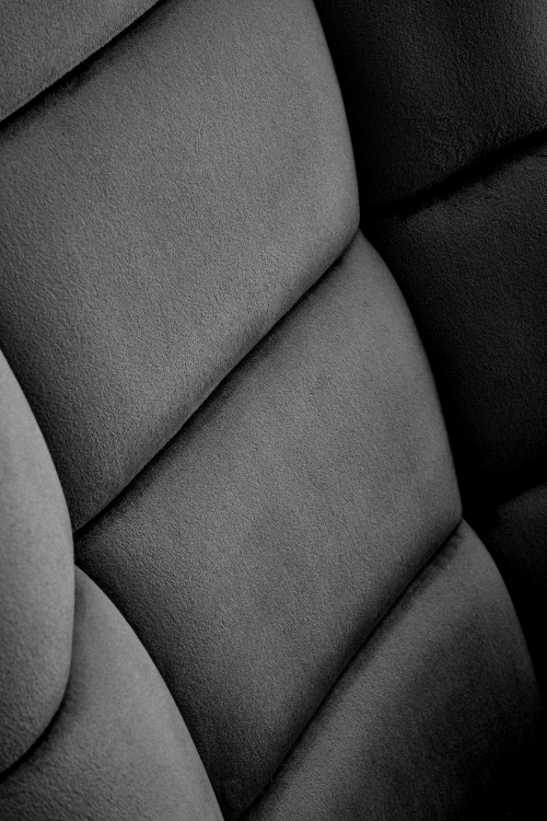 BAZALTO fotel bujany czarny