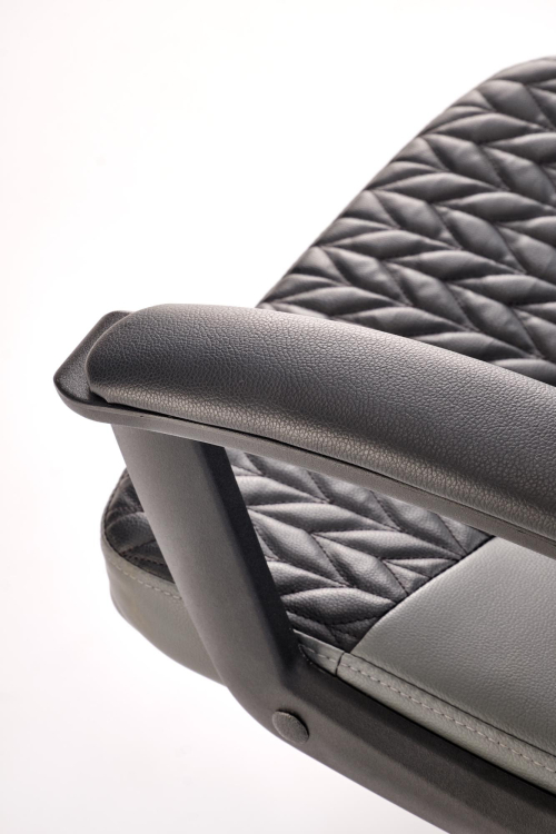 BJORN fotel obrotowy czarno-popielaty