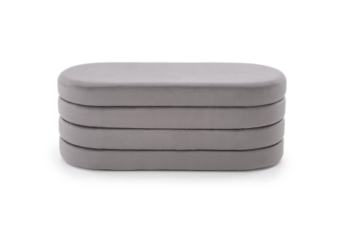 CALPI ławka z funkcją pojemnika, popielaty