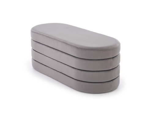 CALPI ławka z funkcją pojemnika, popielaty