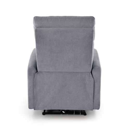 CARINIO fotel wypoczynkowy popielaty