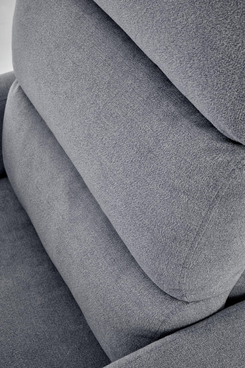 CARINIO fotel wypoczynkowy popielaty