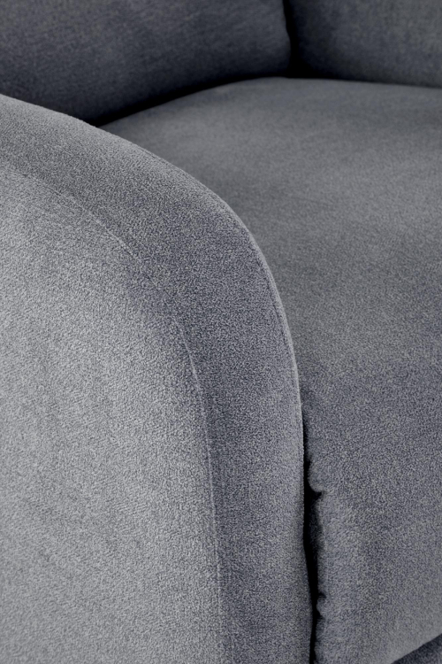 CARINIO fotel wypoczynkowy popielaty