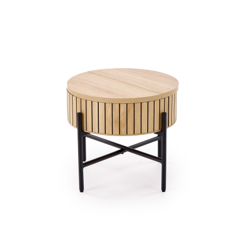 DANTE zestaw 2 ław, naturalny / czarny