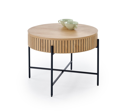 DANTE zestaw 2 ław, naturalny / czarny