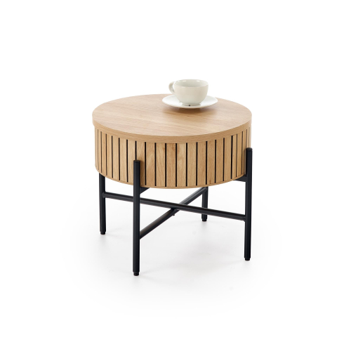 DANTE zestaw 2 ław, naturalny / czarny