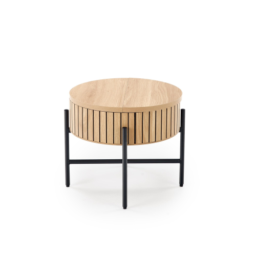 DANTE zestaw 2 ław, naturalny / czarny