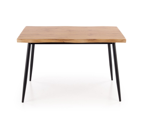 DICKY zestaw stół + 4 krzesła,  naturalny / czarny / popielaty