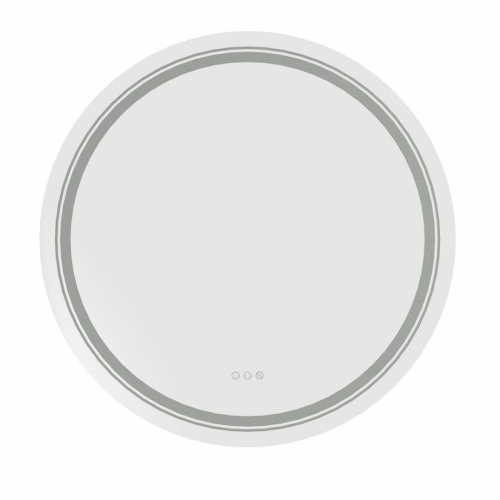 DOVER 60 lustro ścienne łazienkowe, srebrny