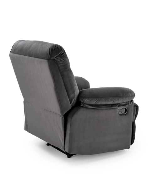 DRAGER fotel wypoczynkowy rozkładany czarny