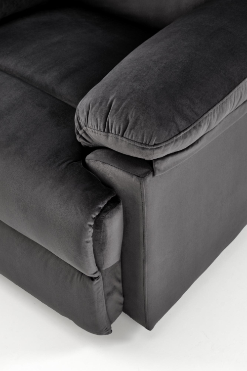 DRAGER fotel wypoczynkowy rozkładany czarny