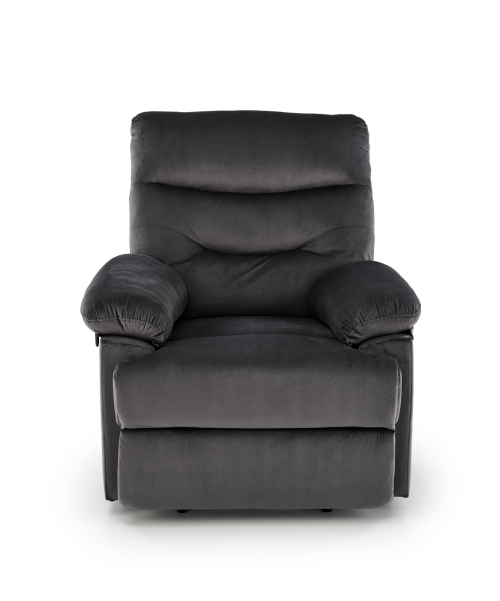 DRAGER fotel wypoczynkowy rozkładany czarny