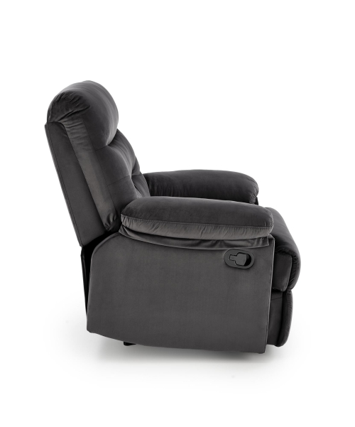 DRAGER fotel wypoczynkowy rozkładany czarny