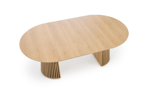 FARGO stół rozkładany, blat - naturalny, nogi - naturalny