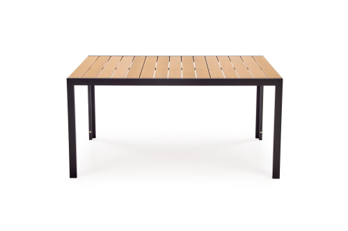 FIERRO  stół prostokątny, brązowy / czarny