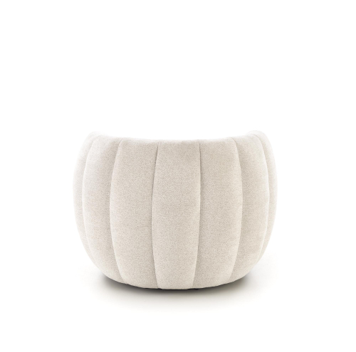 FRASER fotel wypoczynkowy obrotowy kremowy