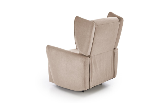 GELATO fotel wypoczynkowy z elektryczną funkcją rozkładania beżowy