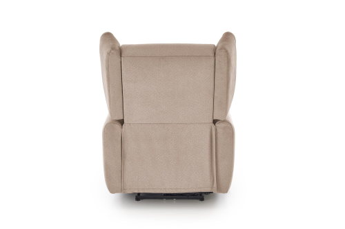 GELATO fotel wypoczynkowy z elektryczną funkcją rozkładania beżowy