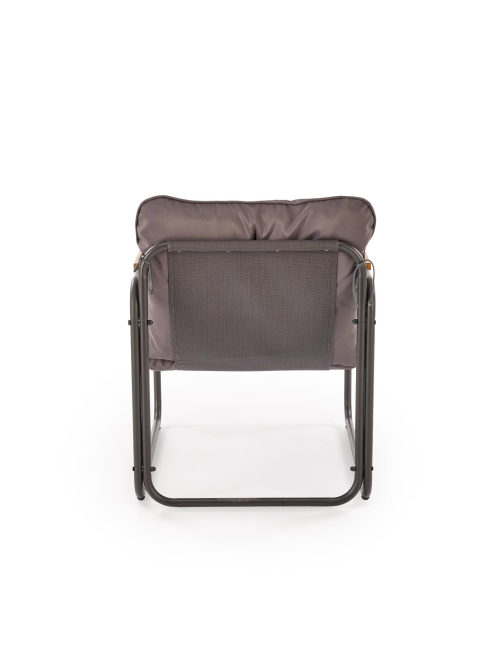 HUDSON, zestaw ogrodowy ( sofa, fotel 2x, ława ), popielaty / brązowy