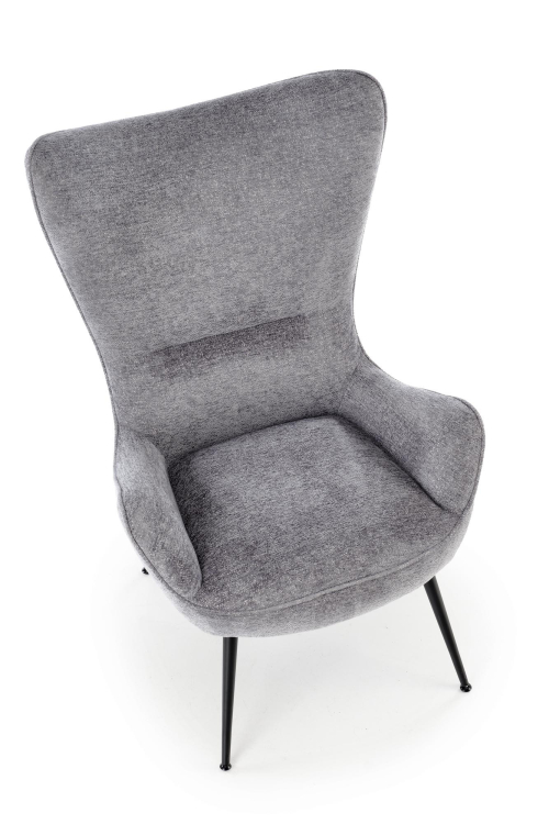 JUKON fotel wypoczynkowy popielaty