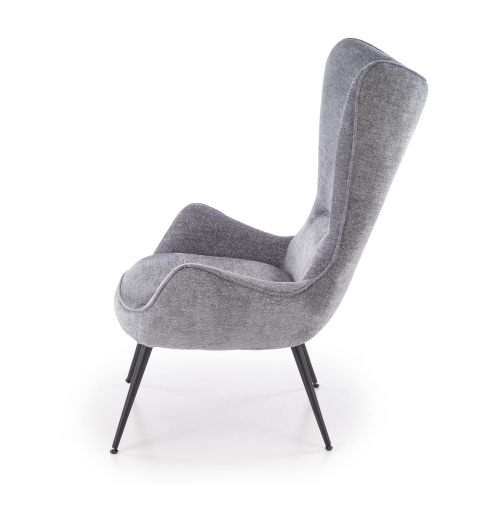 JUKON fotel wypoczynkowy popielaty