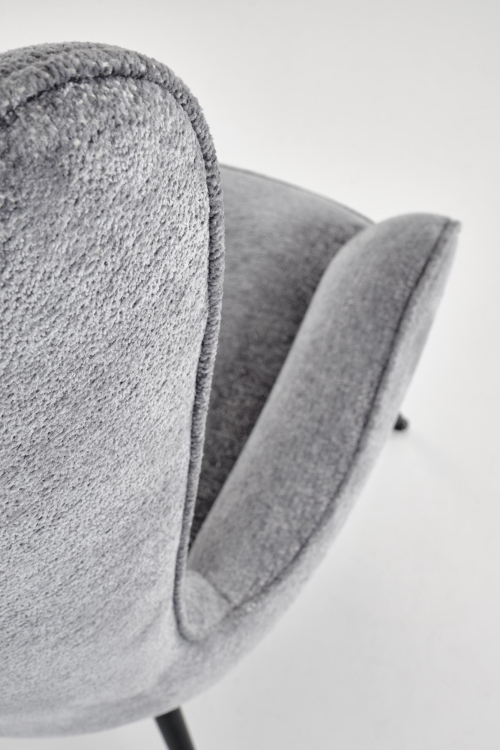 JUKON fotel wypoczynkowy popielaty