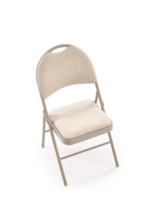 K566 krzesło składane, beżowy składane 