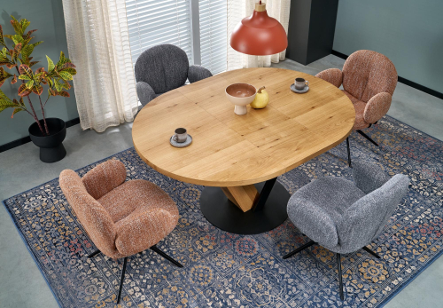 K568 krzesło obrotowe cynamonowy