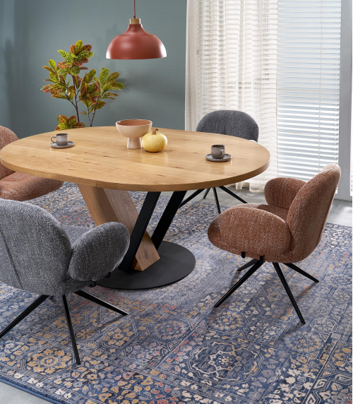 K568 krzesło obrotowe popielaty