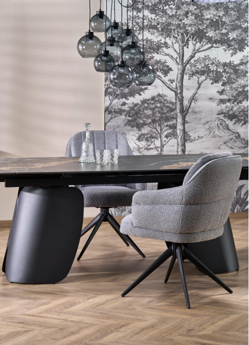 K570 krzesło obrotowe popielaty