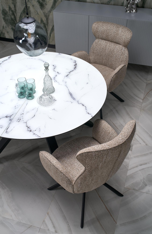 K571 krzesło obrotowe ciemny beżowy