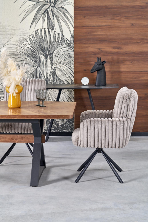 K572 krzesło obrotowe kolor popielaty