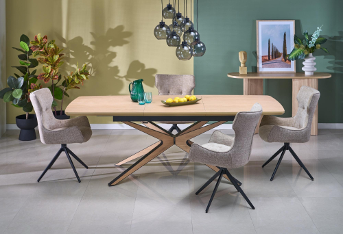 K573 krzesło obrotowe kolor beżowy