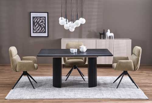 K574 krzesło obrotowe kolor  ciemny beżowy