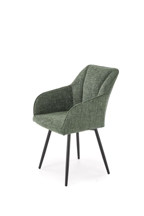 K576 krzesło z funkcją obrotu kolor oliwkowy