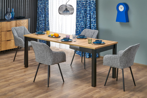 K576 krzesło z funkcją obrotu kolor popielaty