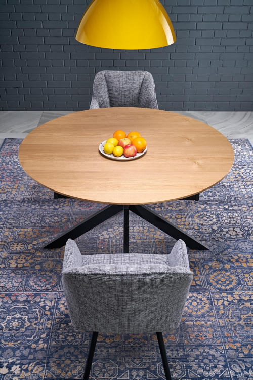 K576 krzesło z funkcją obrotu kolor popielaty