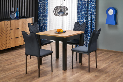 K577 krzesło kolor czarny / czarny