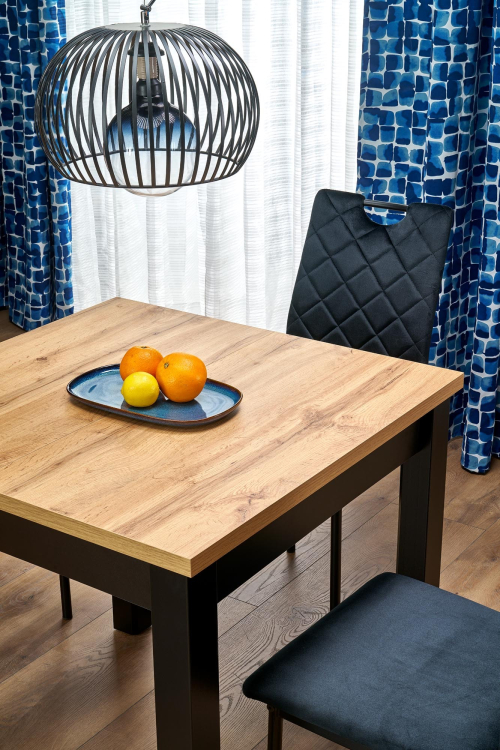 K577 krzesło kolor czarny / czarny