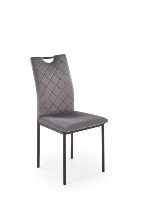 K577 krzesło kolor popielaty / czarny