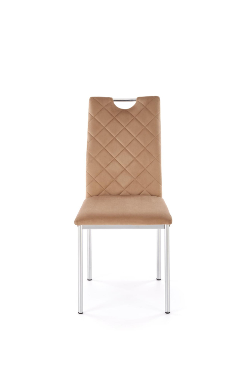 K578 krzesło kolor beżowy / srebrny