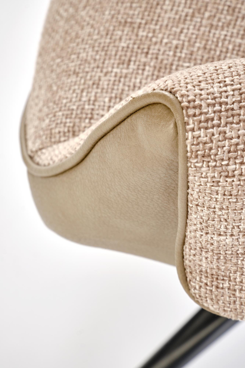 K579 krzesło z funkcją obrotu kolor brązowy