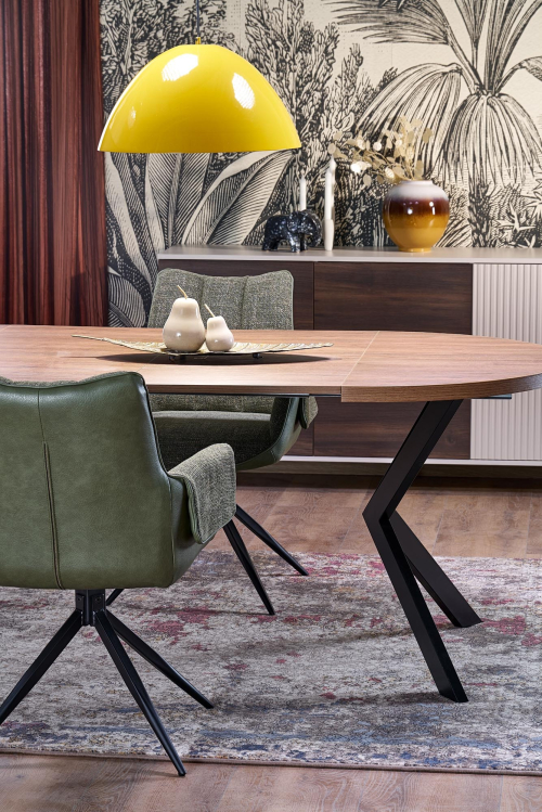 K579 krzesło z funkcją obrotu kolor zielony