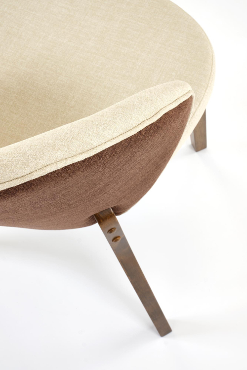 K583 krzesło kolor orzechowy / brązowy / beżowy