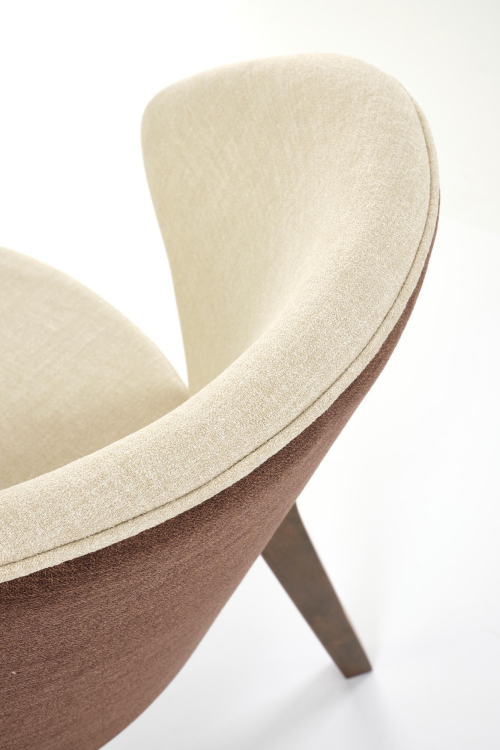 K583 krzesło kolor orzechowy / brązowy / beżowy